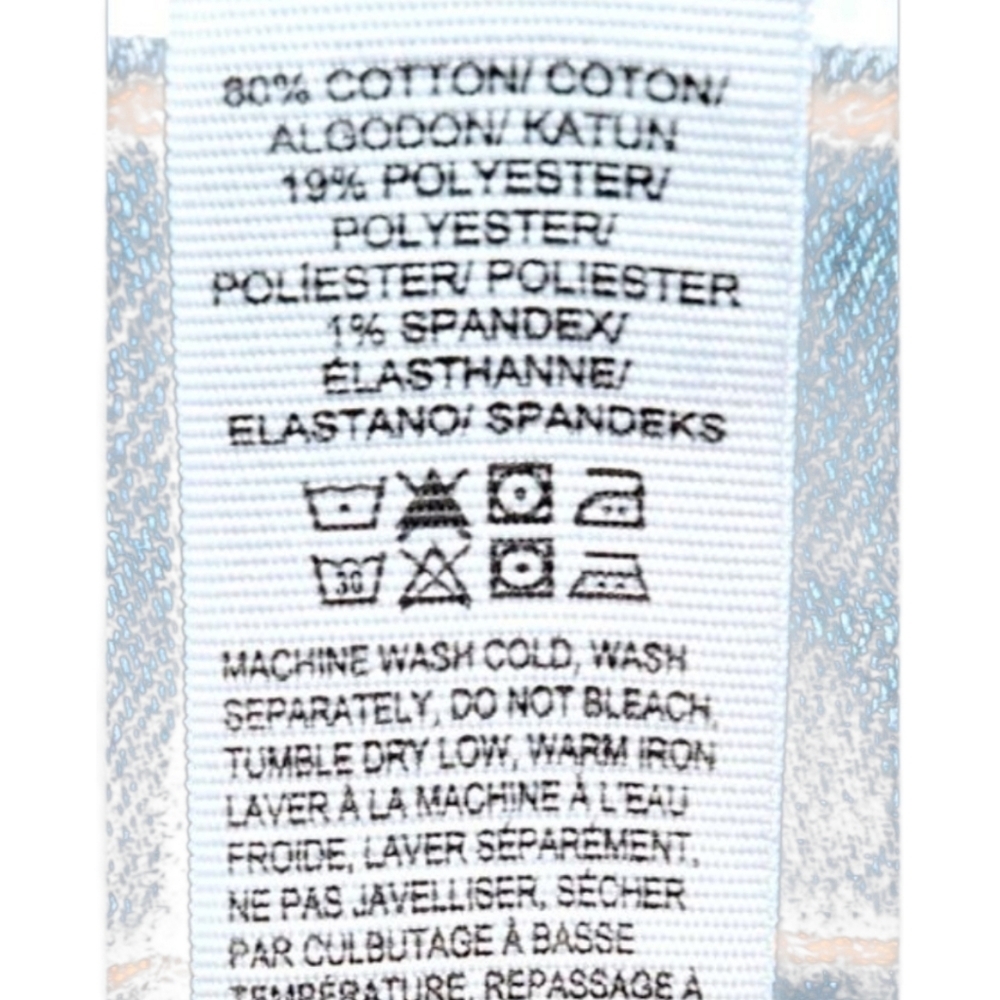 Lucky Brand Size 14/32 Blue Denim Straight Ankle Jeans Raw Hem NWT - Picture 13 of 15